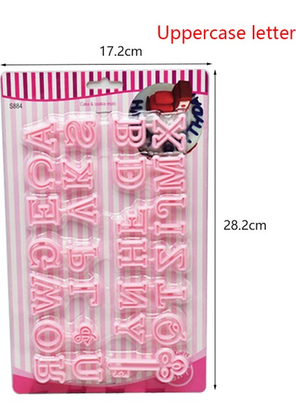 N3 Tarzı Pişirme Pasta Kalıp Mektup Çerez Kesici Numarası Kek Dekor Araçları (Yurt Dışından)