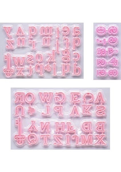 N3 Tarzı Pişirme Pasta Kalıp Mektup Çerez Kesici Numarası Kek Dekor Araçları (Yurt Dışından) fiyatları