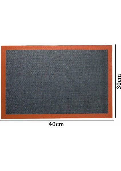 40X30CM Stili Yeni Yapışmaz Silikon Pişirme Paspasları Çerez Pad Yuvarlanan Hamur Mat Yüksek Sıcaklığa Dayanıklı Cam Elyaf Hamur Un Fondan Sıcak (Yurt Dışından)