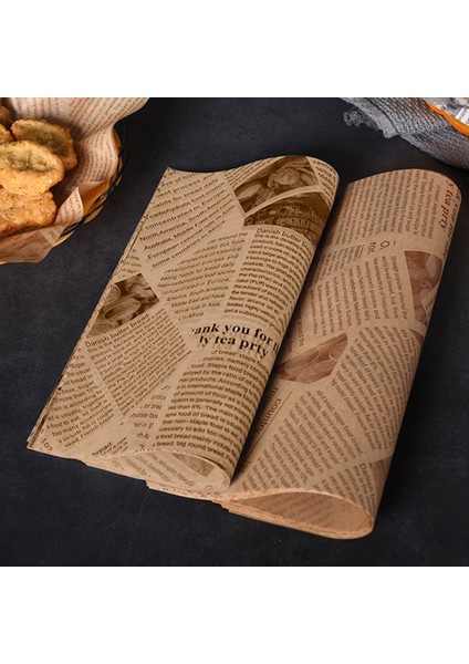 Sarı Stil Tek Kullanımlık Yağ Geçirmez Balmumu Kağıt Su Geçirmez Gıda Sarma Burger Kızartması Ekmek Sandviç Kağıdı Yağlı Kağıt Fast Food Pişirme Araçları (Yurt Dışından) indirimleri