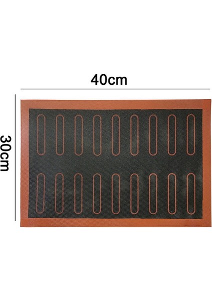 Bej Tarzı Yeni Yapışmaz Silikon Pişirme Paspasları Çerez Pad Yuvarlanan Hamur Mat Yüksek Sıcaklığa Dayanıklı Cam Elyaf Hamur Un Fondan Sıcak (Yurt Dışından)