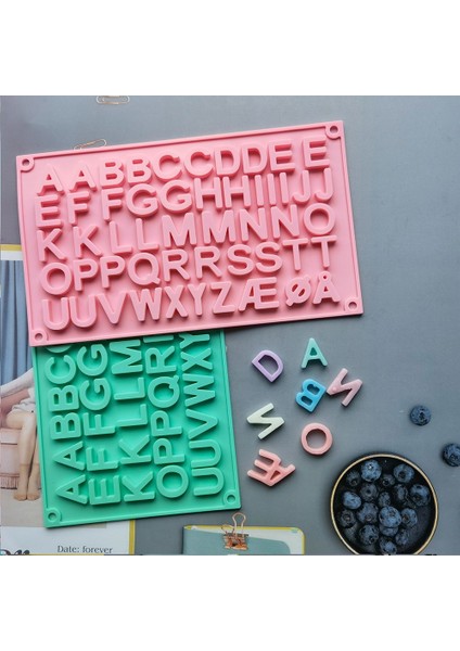 011PEMBE Tarzı 26 Harf Silikon Çikolata Pişirme Kalıp Dıy Kek Dekorasyon Şeker Jöle Fondan Kurabiye Kalıpları Mutfak Gereçleri Aksesuarları (Yurt Dışından) fiyatları