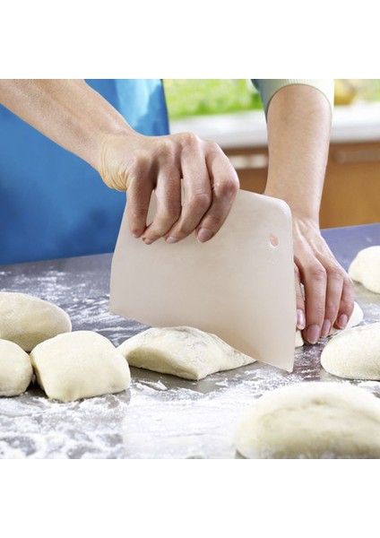 Beyaz Stil 1 Adet Plastik Kek Krem Spatula Hamur Tereyağı Hamur Kazıyıcı Pişirme Araçları Ev Pişirme Için Kesme Aletleri Mutfak Alet (Yurt Dışından) fırsatları