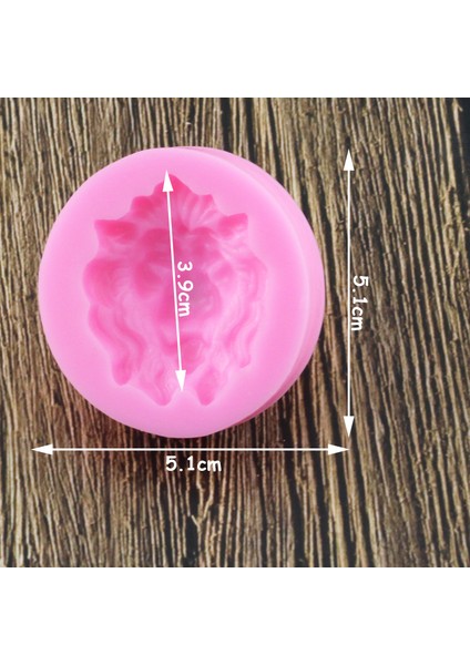 CD412 Tarzı 3D Aslan Kafası Silikon Kalıp Fondan Çikolata Hayvanlar Kalıpları Dıy Bebek Doğum Günü Pastası Dekorasyon Araçları Reçine Kil Kalıpları (Yurt Dışından) modelleri