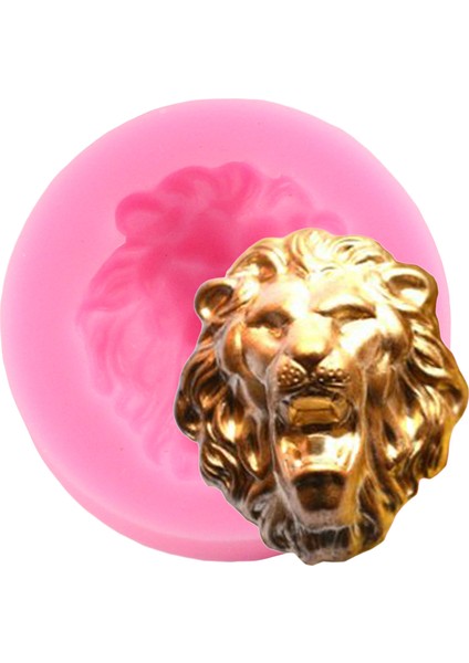 CD412 Tarzı 3D Aslan Kafası Silikon Kalıp Fondan Çikolata Hayvanlar Kalıpları Dıy Bebek Doğum Günü Pastası Dekorasyon Araçları Reçine Kil Kalıpları (Yurt Dışından) indirimleri