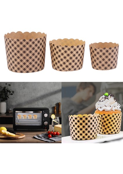 S Tarzı Ack Muffin Cupcake Kağıt Bardaklar Mini Tatlı Cupcake Gömlekleri Kek Kapları Seti Doğum Günü Düğün Pastası Kalıp Parti Malzemeleri (Yurt Dışından)