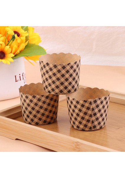 S Tarzı Ack Muffin Cupcake Kağıt Bardaklar Mini Tatlı Cupcake Gömlekleri Kek Kapları Seti Doğum Günü Düğün Pastası Kalıp Parti Malzemeleri (Yurt Dışından)