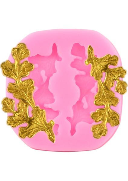 CD794 Tarzı Yaprak Kabartma Silikon Kalıp Cupcake Topper Fondan Kek Dekorasyon Araçları Çerez Pişirme Gumpaste Kalıpları Şeker Reçine Kil Kalıpları (Yurt Dışından) fırsatları
