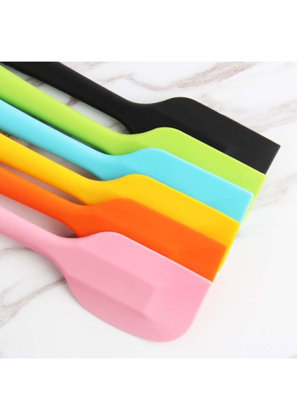 Yeşil Tarzı Silikon Kazıyıcı Renk Pişirme Kazıyıcı Yapışmaz Isıya Dayanıklı Spatula Çikolata Pürüzsüz Pişirme Mutfak Eşyaları Pasta Araçları (Yurt Dışından)