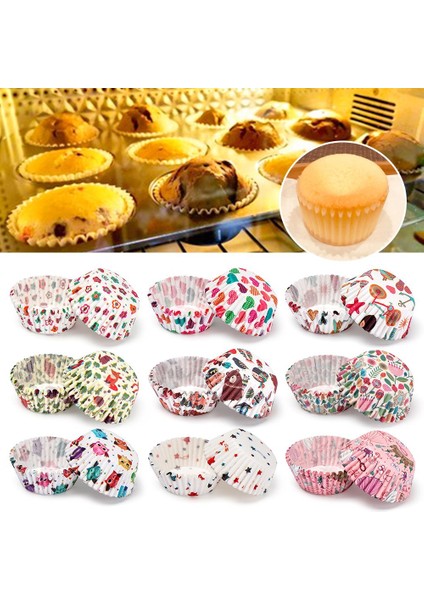 No.1 Stili Yağ Geçirmez Kek Kağıt Bardaklar Hayvan Çiçek Kek Kalıbı Cupcake Pişirme Kalıp Bakeware Dıy Pasta Araçları Mutfak Aksesuarları (Yurt Dışından) fiyatları
