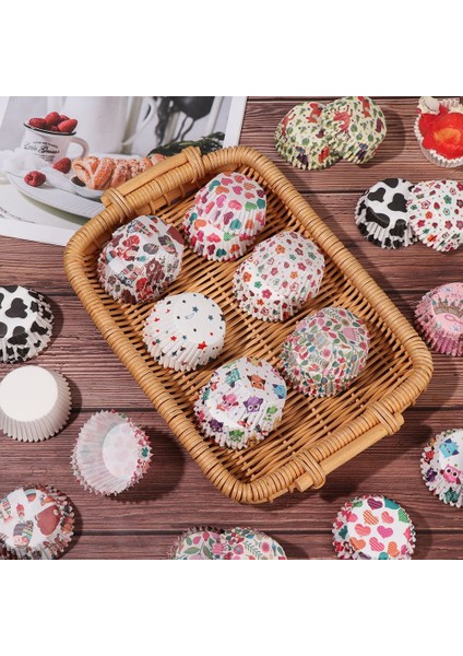 No.1 Stili Yağ Geçirmez Kek Kağıt Bardaklar Hayvan Çiçek Kek Kalıbı Cupcake Pişirme Kalıp Bakeware Dıy Pasta Araçları Mutfak Aksesuarları (Yurt Dışından) modelleri