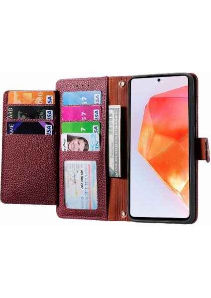 Samsung Galaxy C55 5g Için Flip Case Cüzdan Aşk Deri Kılıf Fermuar (Yurt Dışından)