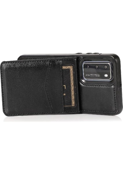 Huawei P40 Manyetik Toka Kickstand Vaka Cüzdan Kartı ile Uyumlu (Yurt Dışından) fiyatları
