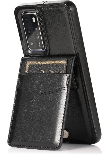 Huawei P40 Manyetik Toka Kickstand Vaka Cüzdan Kartı ile Uyumlu (Yurt Dışından) modelleri