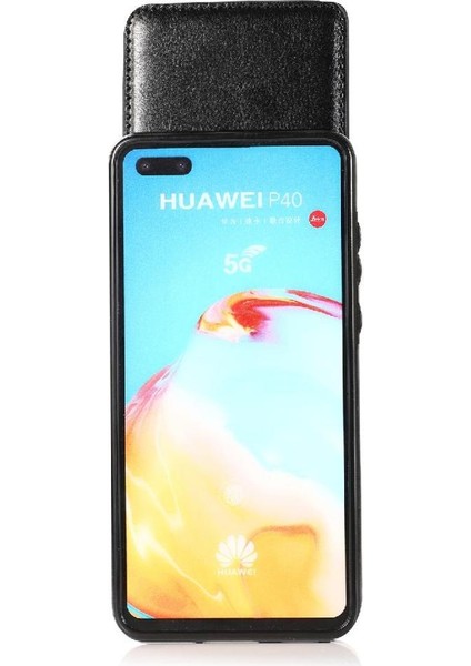 Huawei P40 Manyetik Toka Kickstand Vaka Cüzdan Kartı ile Uyumlu (Yurt Dışından) fırsatları