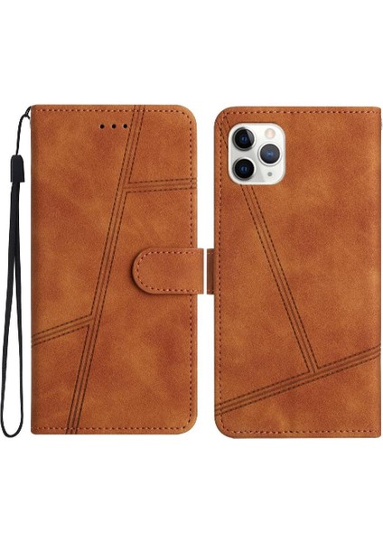 IPhone 11 Için Flip Case Pro Max Flip Folio Cüzdan Pu Deri Tam Bilek (Yurt Dışından)