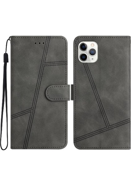 IPhone 11 Için Flip Case Pro Max Flip Folio Cüzdan Pu Deri Tam Bilek (Yurt Dışından)