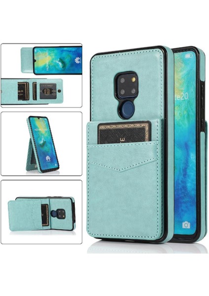 Colorful Shop Kredi Kartı Tutucu Manyetik Toka ile Huawei Mate 20 ile Uyumlu (Yurt Dışından)