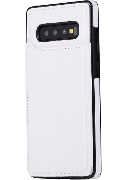 Samsung Galaxy S10 Kart Yuvaları Için Cüzdan Durumda Çift Manyetik Toka ile (Yurt Dışından) fiyatları