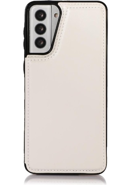 Samsung Galaxy S21 Artı Çift Manyetik Toka Kart Yuvaları Için Cüzdan Kılıf (Yurt Dışından) fırsatları