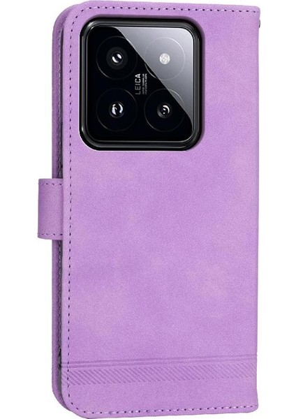 Xiaomi 14 Pro Premium Manyetik Kapatma Bileklik Kart Yuvaları Için Flip Case (Yurt Dışından) fırsatları