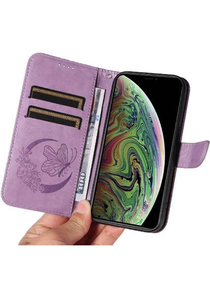 Kredi Kartı Yuvası ile IPhone Xs Max Için Flip Case Ayrılabilir El Kayışı (Yurt Dışından) fırsatları