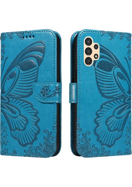 Kredi Kartı Yuvası Ayrılabilir El ile Samsung Galaxy A13 5g Için Flip Case (Yurt Dışından)