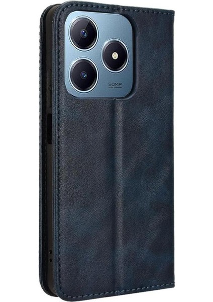 Realme C63 4g Cüzdan Pu Deri Manyetik Kapatma Için Kılıf (Yurt Dışından)