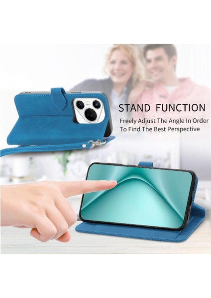 Huawei Pura 70 Flip Fermuar Tarzı Çoklu Kart Yuvası Cüzdan Için Flip Case (Yurt Dışından) fırsatları