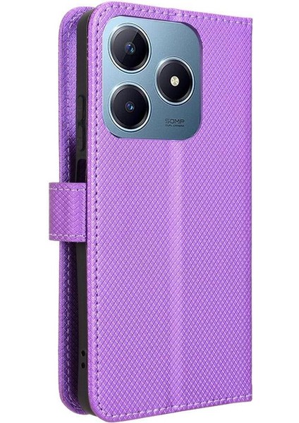 Realme C63 4g Kickstand Kart Tutucu Kapak Manyetik Cüzdan Için Kılıf (Yurt Dışından) modelleri