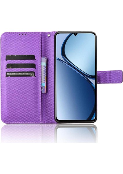 Realme C63 4g Kickstand Kart Tutucu Kapak Manyetik Cüzdan Için Kılıf (Yurt Dışından) indirimleri
