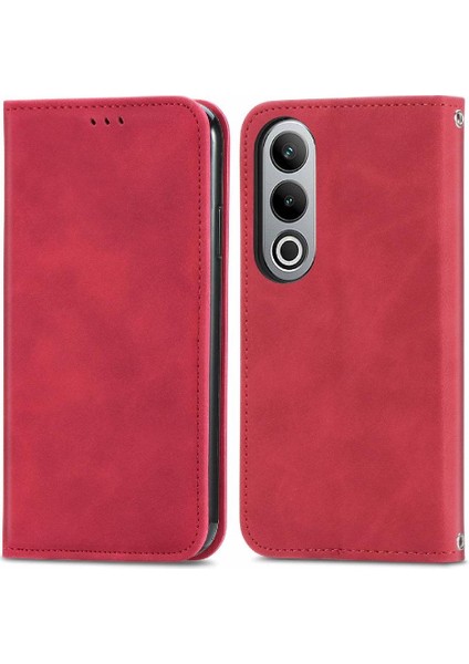 Oneplus Nord Ce4 Için Flip Case Cüzdan Kapak Çevirin Deri Kılıf Darbeye (Yurt Dışından)