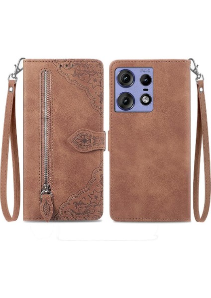 Motorola Kenar 50 Pro Çoklu Kart Yuvası Iş Cüzdan Flip Case (Yurt Dışından)