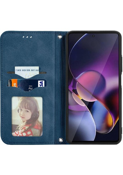 Motorola Kenar 50 Pro Flip Kapak Için Flip Case Basit Iş Cüzdan Kılıf (Yurt Dışından) indirimleri