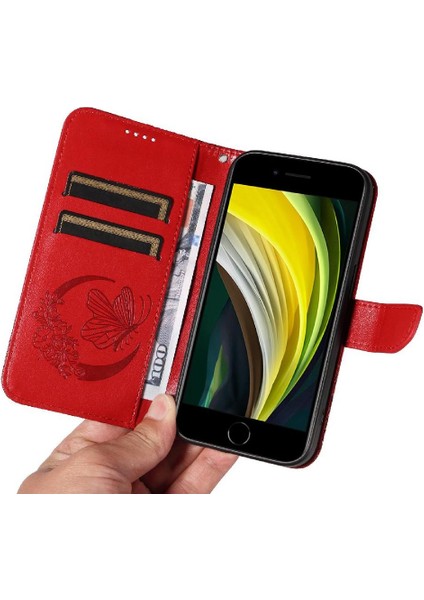 IPhone 7/8 Için Flip Case Yüksek Kalite Deri Ayrılabilir El Kayışı ile (Yurt Dışından) modelleri