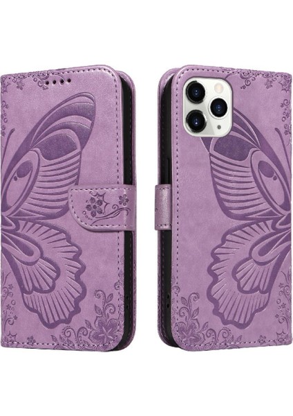Kredi Kartı Yuvası ile IPhone 11 Pro Max Için Flip Case Ayrılabilir El Yüksek (Yurt Dışından)