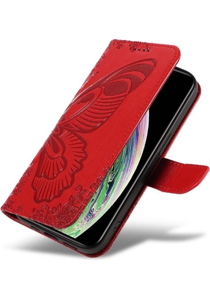 Kredi Kartı Yuvası ile IPhone Xs Max Için Flip Case Ayrılabilir El Kayışı (Yurt Dışından)