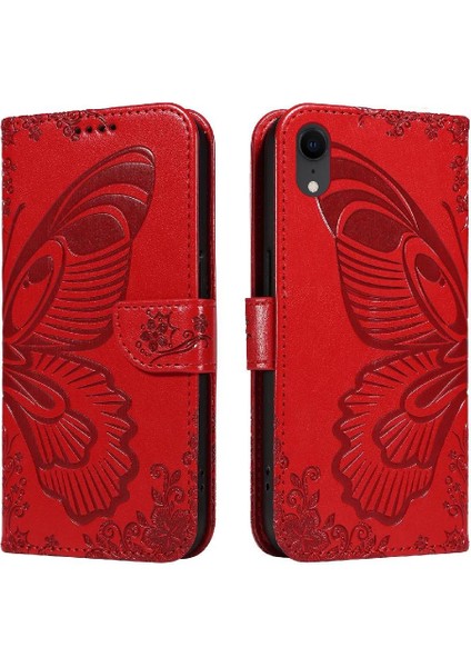 IPhone Xr Yüksek Kaliteli Deri Kredi Kartı Yuvası El ile Flip Case (Yurt Dışından) modelleri