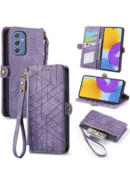 Samsung Galaxy M52 5g Cüzdan Darbeye Basit Iş Için Flip Case (Yurt Dışından)