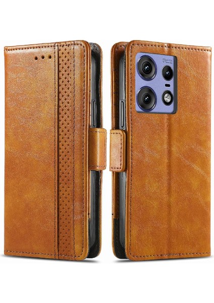 Motorola Edge 50 Pro Cüzdan Ekleme Çok Renkli Çoklu Kart Için Flip Case (Yurt Dışından)