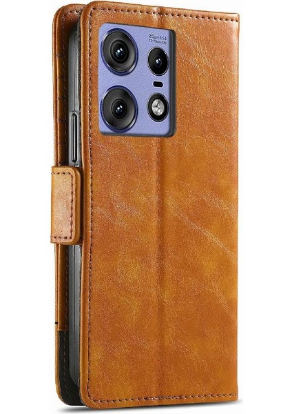Motorola Edge 50 Pro Cüzdan Ekleme Çok Renkli Çoklu Kart Için Flip Case (Yurt Dışından)