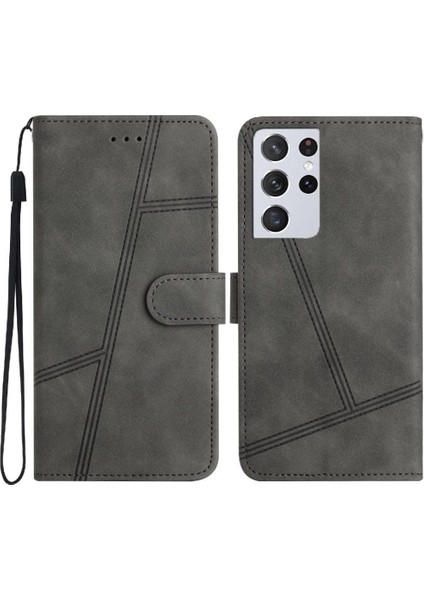 Samsung Galaxy S21 Ultra Cüzdan Pu Deri Kart Yuvaları Tutucu Için Flip Case (Yurt Dışından) indirimleri