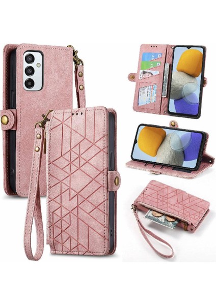 Samsung Galaxy M23 5g Darbeye Deri Kılıf Için Flip Case Basit Flip (Yurt Dışından)