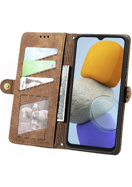 Samsung Galaxy M23 5g Darbeye Deri Kılıf Için Flip Case Basit Flip (Yurt Dışından) fırsatları