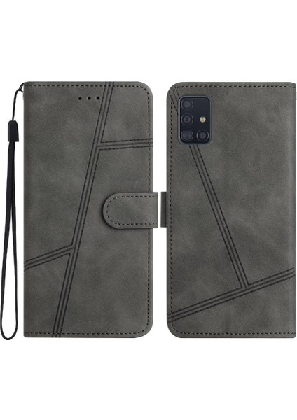 Samsung Galaxy A51 4g Için Flip Case Cüzdan Pu Deri Tam Koruma Kartı (Yurt Dışından)
