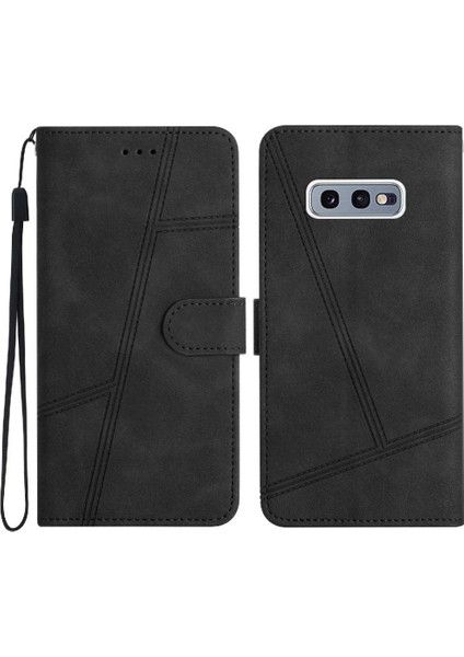 Colorful Shop Samsung Galaxy S10E Kart Yuvaları Için Flip Case Tutucu Manyetik Flip Folio Pu (Yurt Dışından)