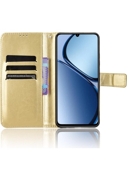 Realme C63 4g Için Kılıf Cüzdan Manyetik Kapak Çevirin Kart Tutucu (Yurt Dışından) fırsatları