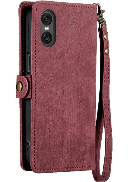 Sony Xperia 10 Vı Cüzdan Için Flip Case Basit Iş Darbeye Deri (Yurt Dışından) indirimleri