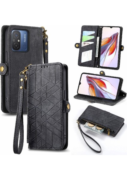 Xiaomi Redmi 12C Darbeye Kapak Kapak Kılıf Için Flip Case Basit (Yurt Dışından)