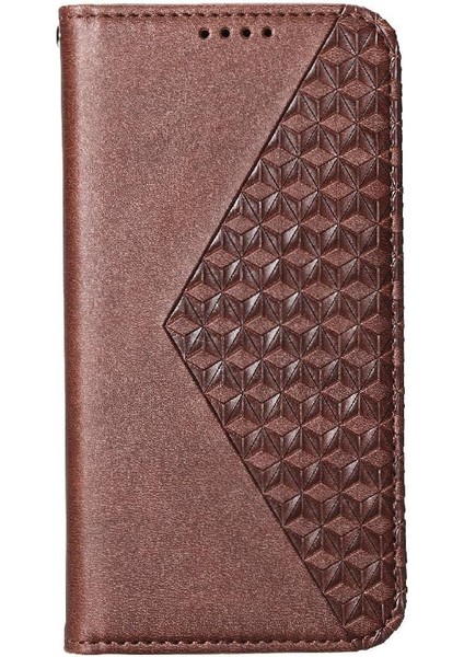 Samsung Galaxy Flip Eşkenar Dörtgen Şekli El Kayışı Cüzdan Günlük Kullanım Için Flip Case (Yurt Dışından)